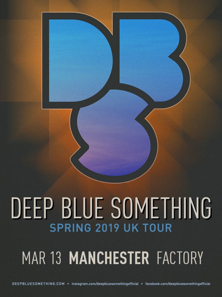 Deep Blue Something Tour Poster